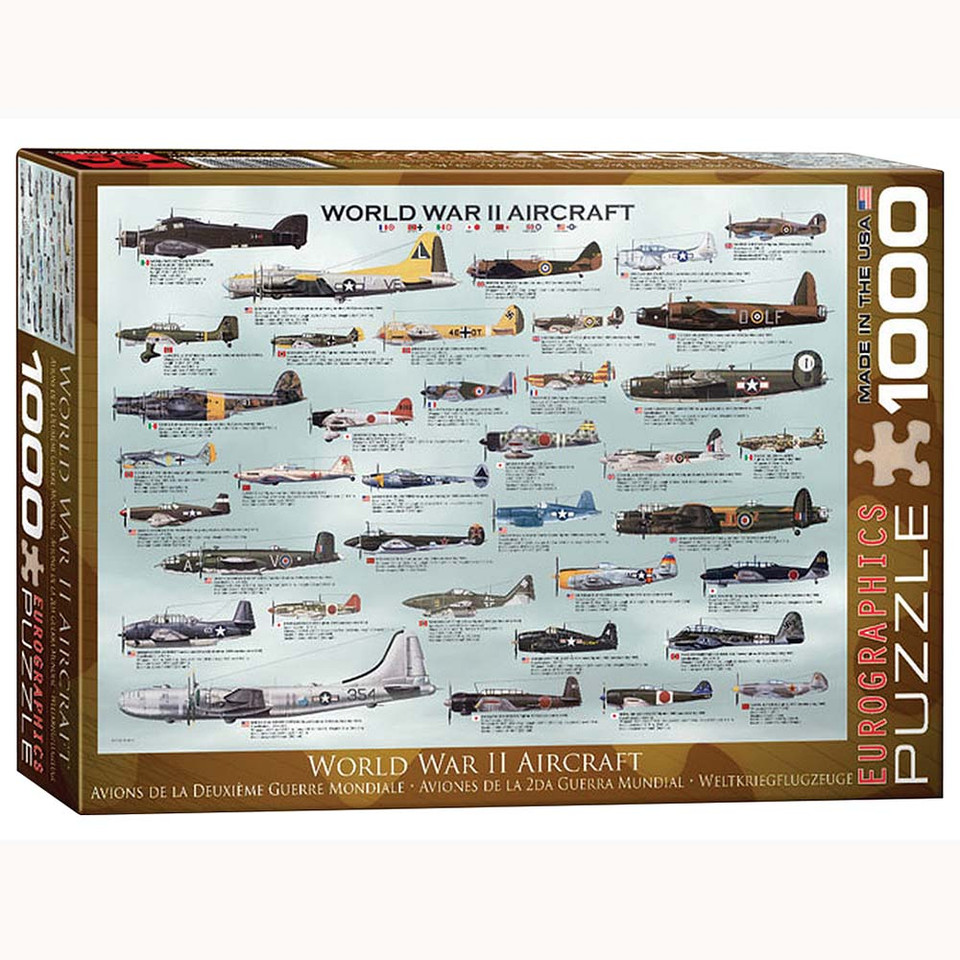 World War II Aircraft Jigsaw Puzzle Main Image