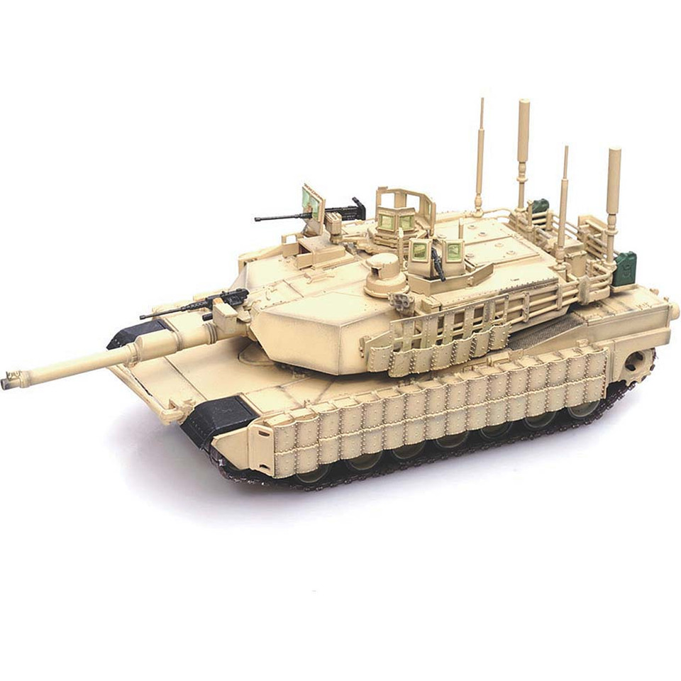 US M1A2 Abrams Main Battle Tank with TUSK II 1/72 Die Cast M Main Image
