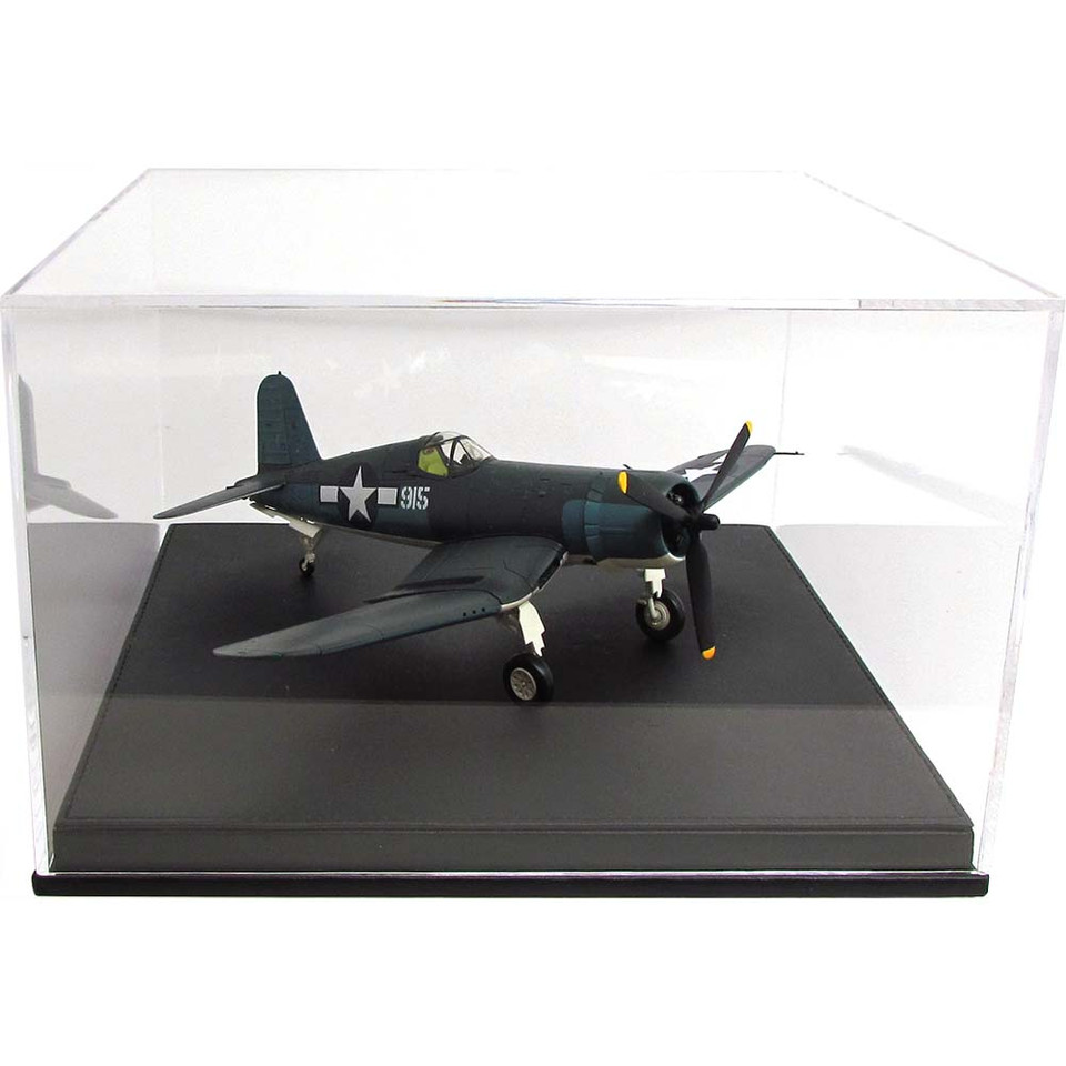 Acrylic Military Showcase with Faux Leather Base Main Image