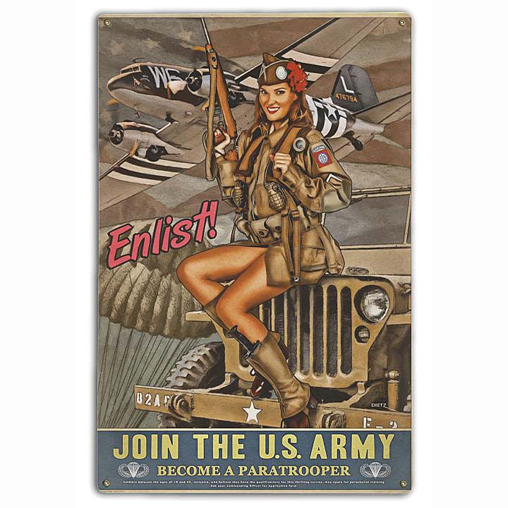 Join The US Army Metal Sign Main Image