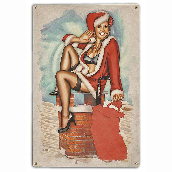 Christmas Time Metal Sign Main Image