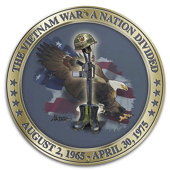 Vietnam Round Metal Sign  Legend Studio (LS1121-AA) Main Image