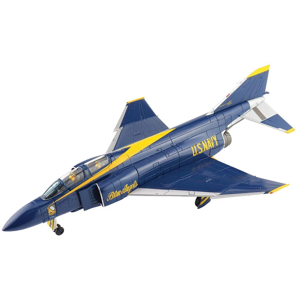 F-4J Phantom II 1/72 Die Cast Model - HA19045 Blue Angels, 1969 (with decals for No. 1 to No. 6) Main Image
