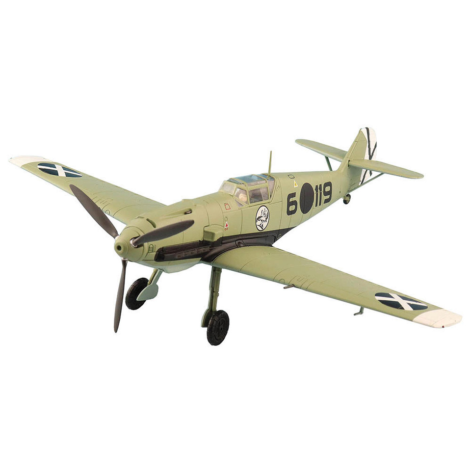 BF 109E-3 1/48 Die Cast Model - HA8718  Hptm. Siebelt Reents, Staffelkapitan of 1.J/88, Spring of 1 Main Image