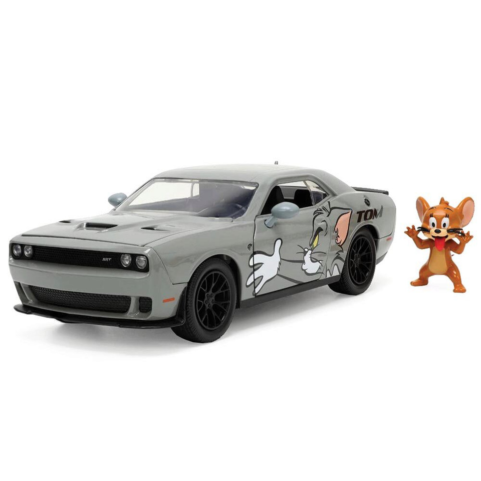 2015 Tom & Jerry Dodge Challenger Hellcat w/Jerry Figure Main Image