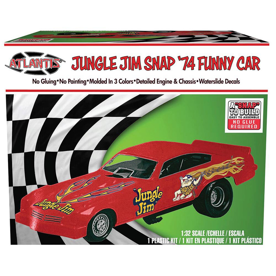 Snap Jungle Jim Funny Car 1/32 Scale Kit Main Image