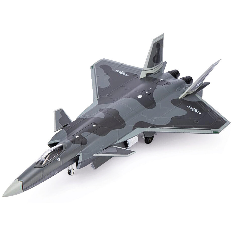 J-20 Mighty Dragon 1/100 Die Cast Model - AF1-0063A Main Image