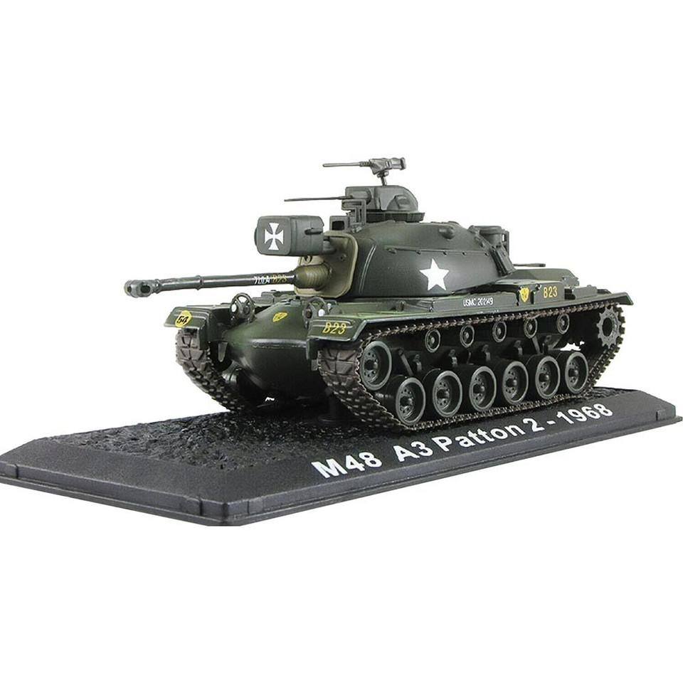 M48A1 Patton 1/72 Die Cast Model 1st Tank Battalion, U.S. Marine Corps, Danang, Vietnam, 1968 Main Image