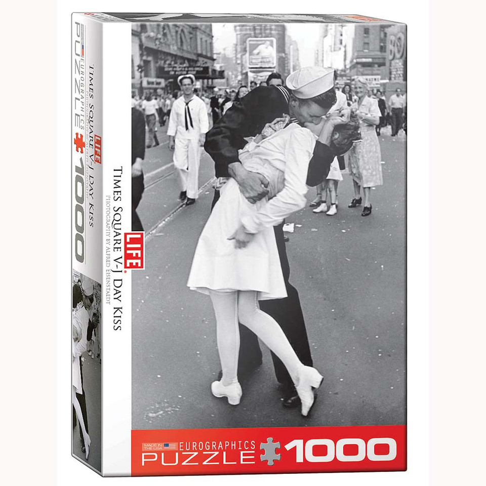 LIFE V-J Day Kiss in Times Square 1000pc Jigsaw Puzzle Main Image