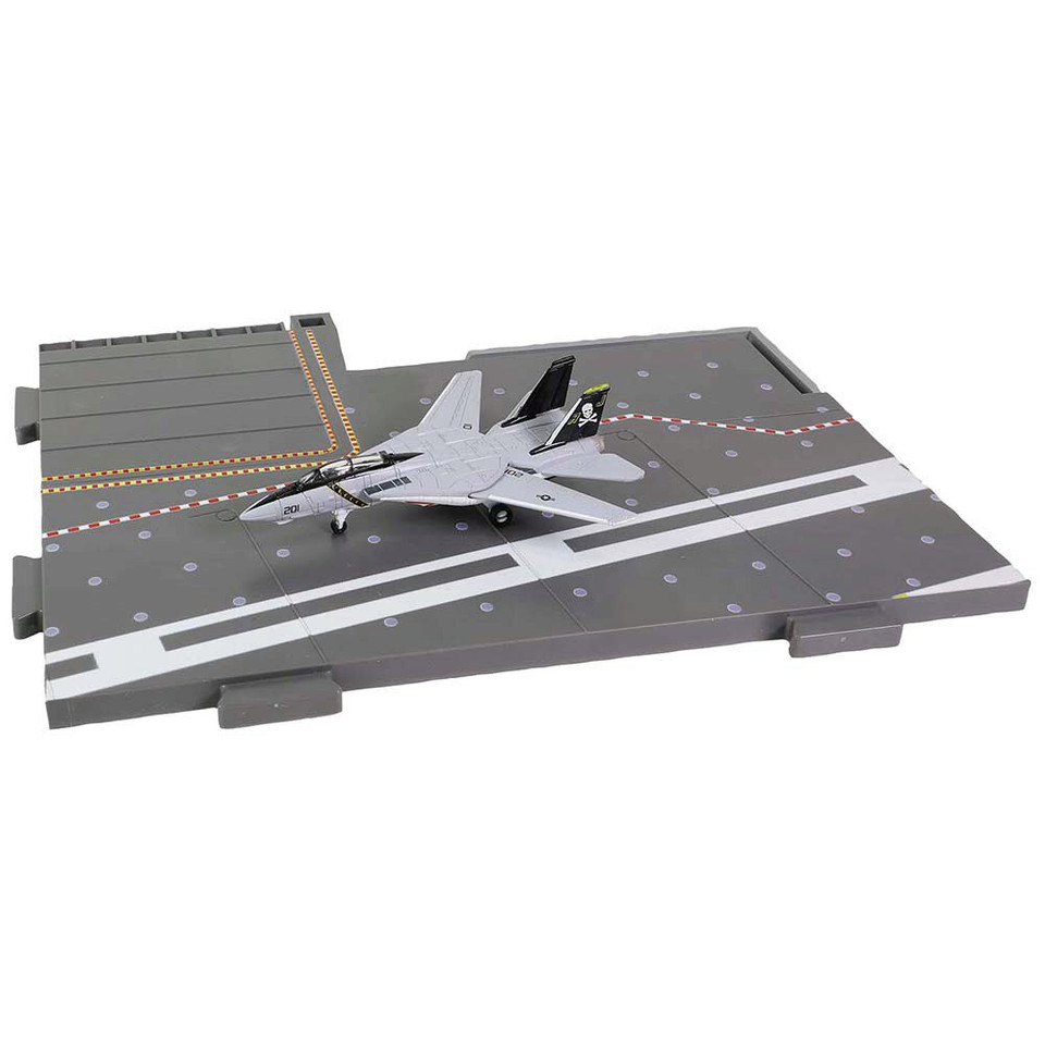 USS Enterprise Deck Section  w/F-14 Tomcat "Jolly Rogers" 1/ Forces of Valor  - WJ-831109 Section I Main Image