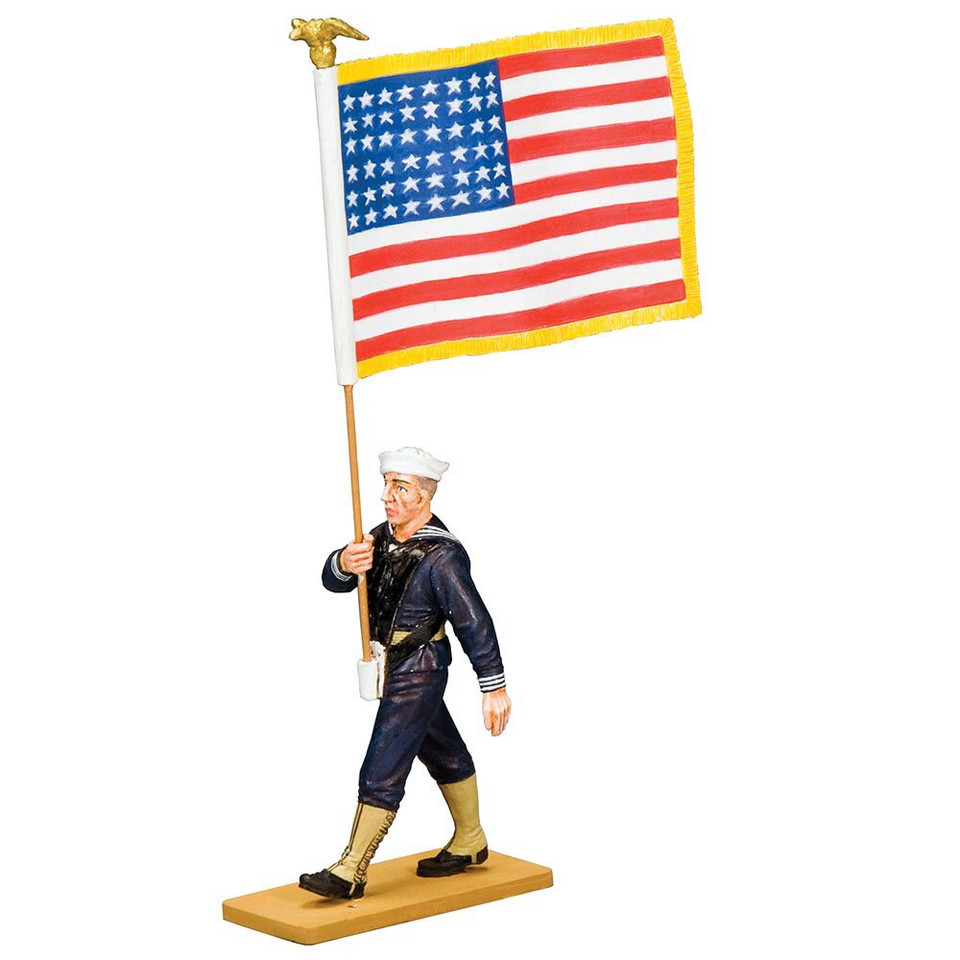 U.S. Navy Stars Stripes 1/30 Figure King & Country USN030 Main Image