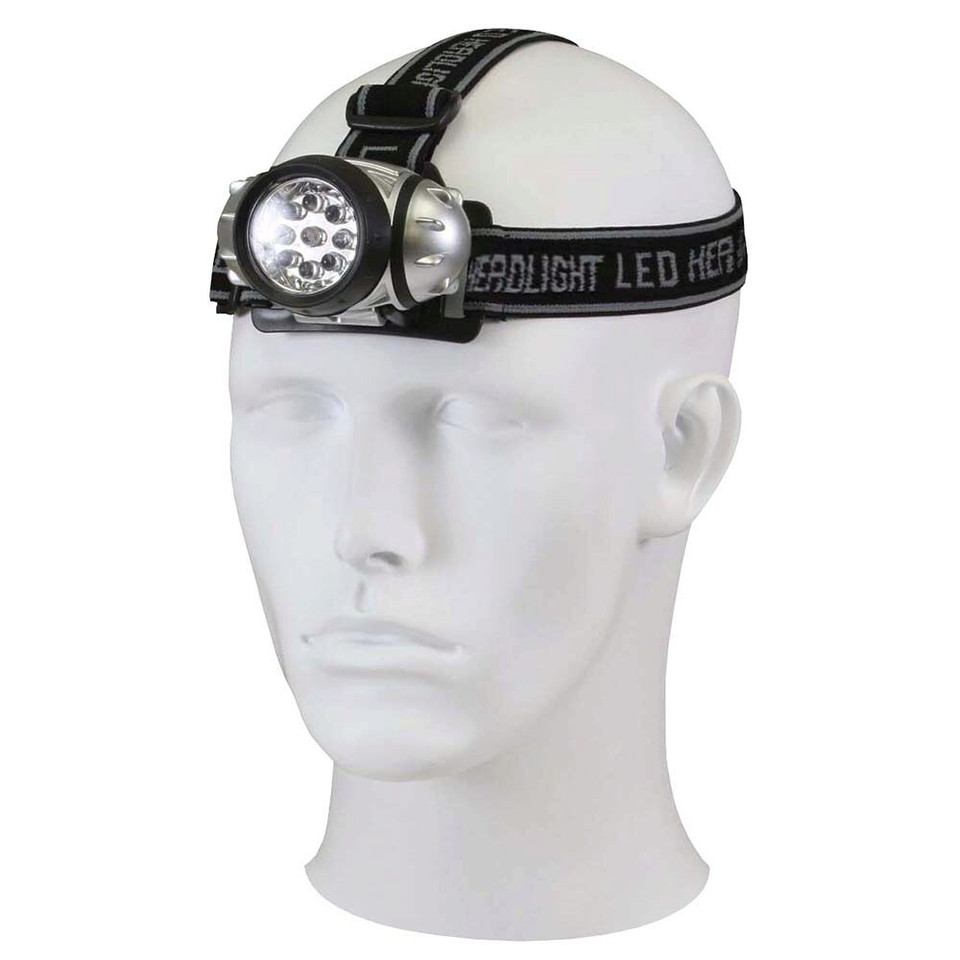 9-Bulb LED Headlamp Rothco (227) Main Image