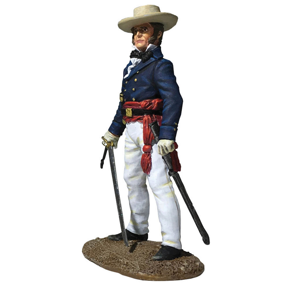 William B. Travis 1/30 Figure - 1836  William Britain 10057 Main Image