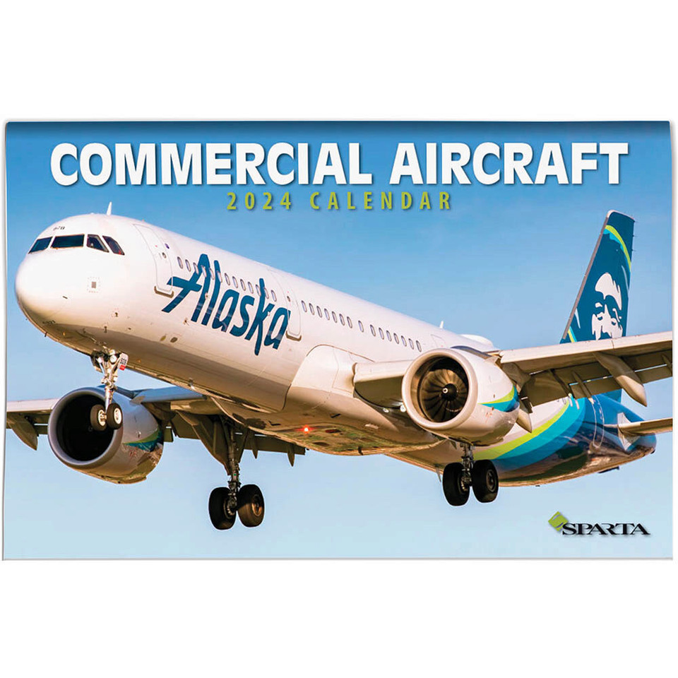 COMMERCIAL AIRCRAFT 2024 WALL CALENDAR Main Image