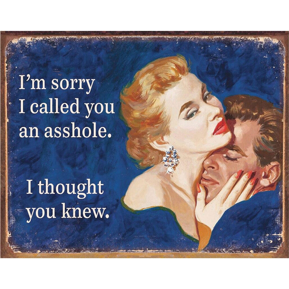 I thought you knew Metal Sign  2141 Main Image