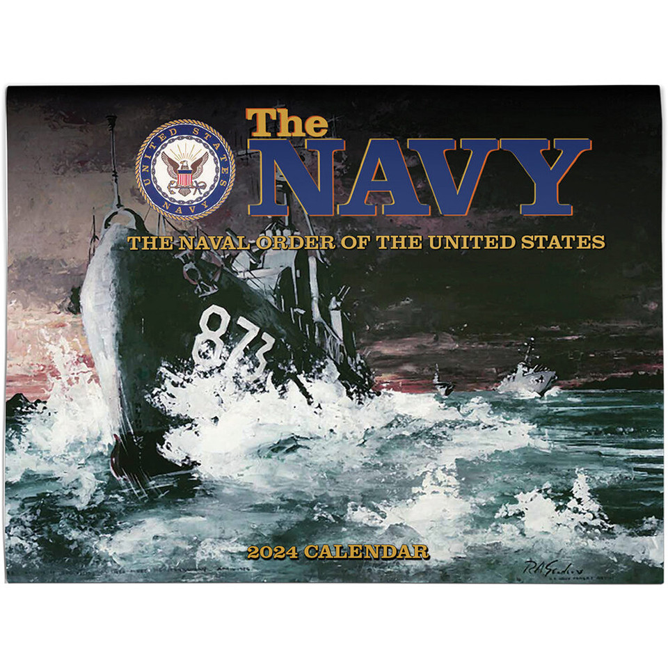 THE NAVY 2024 WALL CALENDAR Main Image