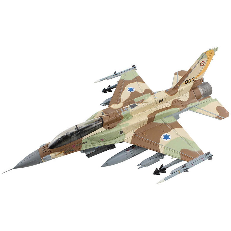 F-16I Fighting Falcon 1/72 Die Cast Model - HA38024 No.107 Sqn., IAF, August 2022 w/8 x GBU-39 bombs Main Image