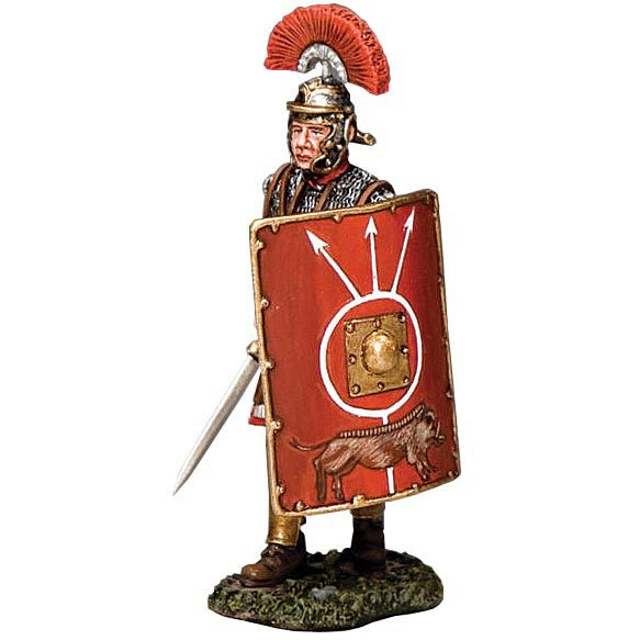 Roman Centurion Marching w/ Shield and Sword 1/30 Figure Main Image