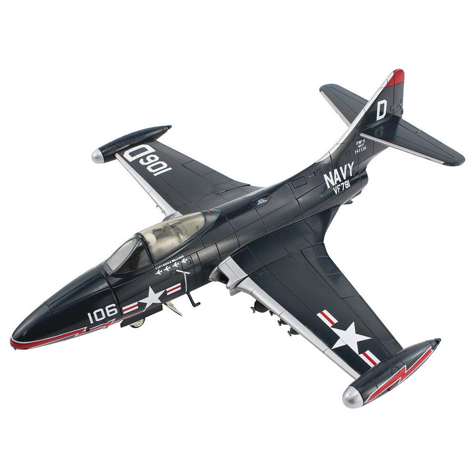 F9F-5 Panther 1/48 Die Cast Model - HA7210 Lt. Royce Williams, VF-781, Nov. 1952 Main Image