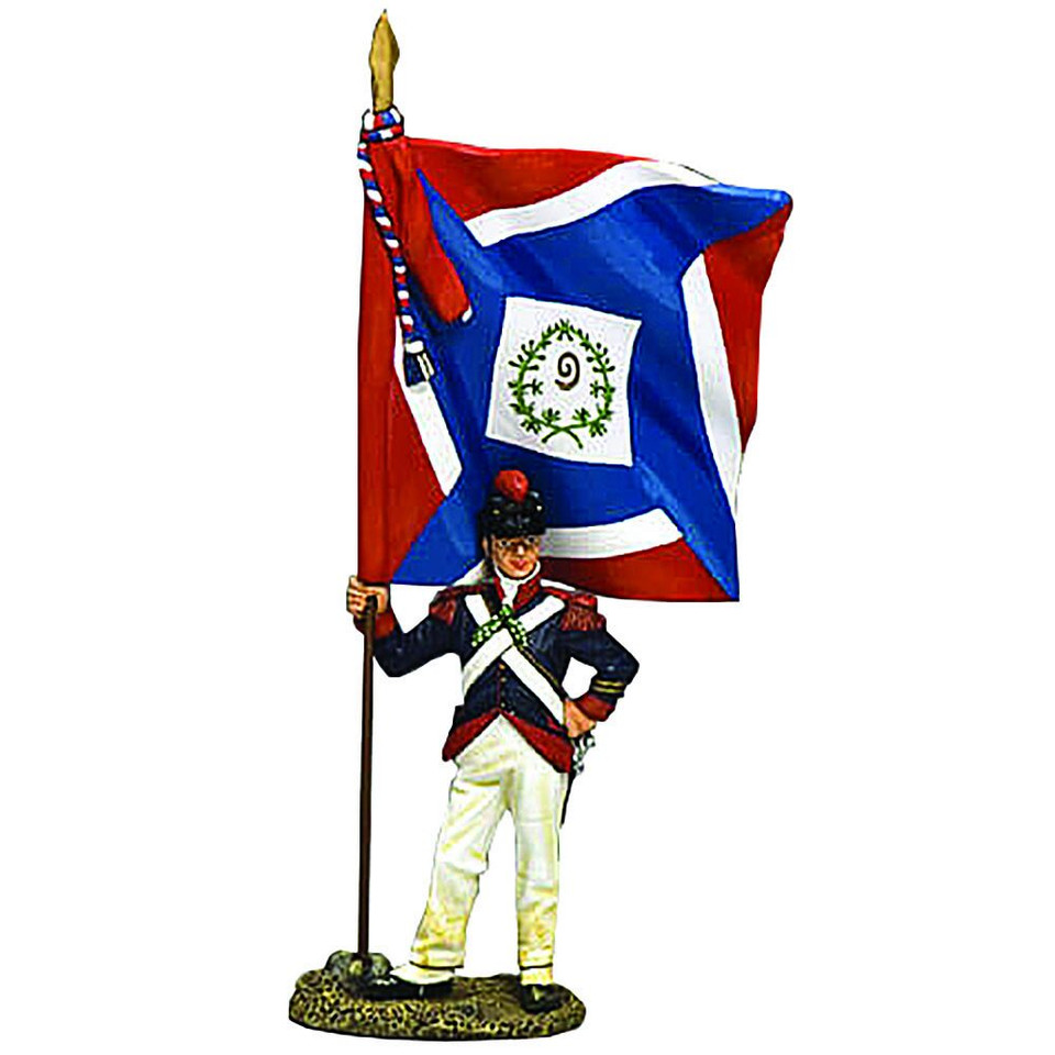Napoleonic Demi Brigade Flagbearer 1/30 Figure Main Image