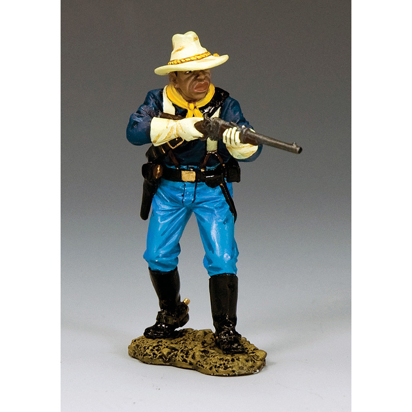 10th Cavalry Buffalo Soldier Standing Ready 1/30 Figure Main Image