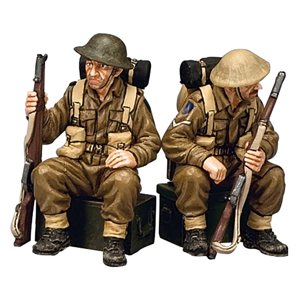 2-piece British Truck Passenger 1/30 Figure Set Main Image