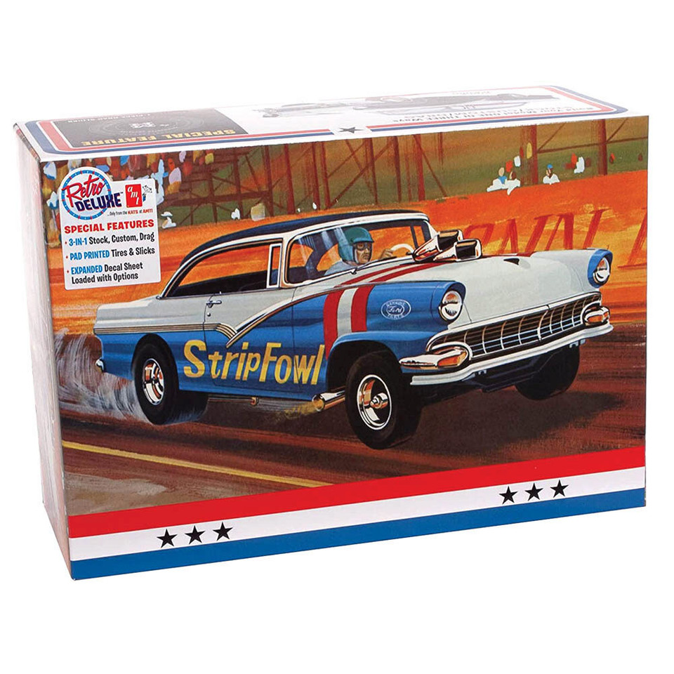 1956 Ford Victoria Hardtop 1/25 Kit AMT1308/12 Main Image