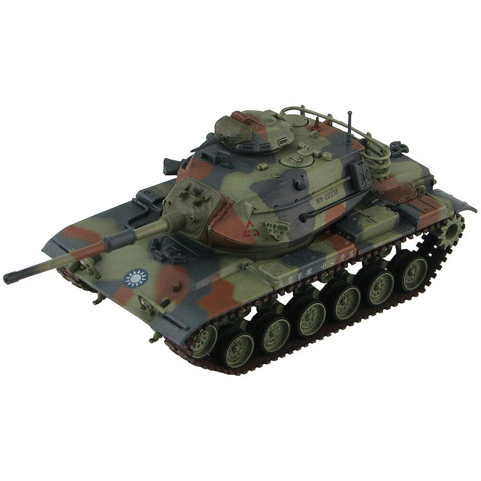 M60A3 Patton Tank 1/72 Die Cast Model ROC Army, 2007 Main Image