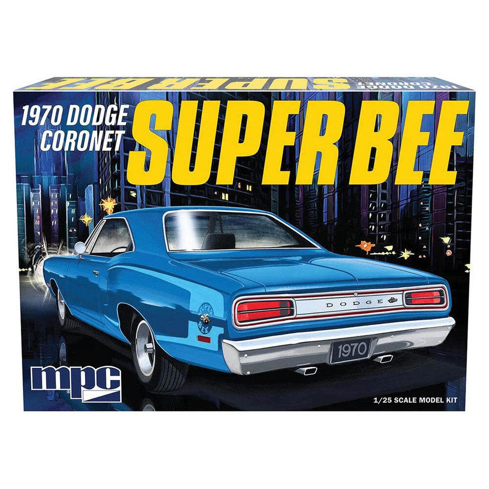 1970 Dodge Coronet Super Bee 1/25 Kit MPC985/12 Main Image