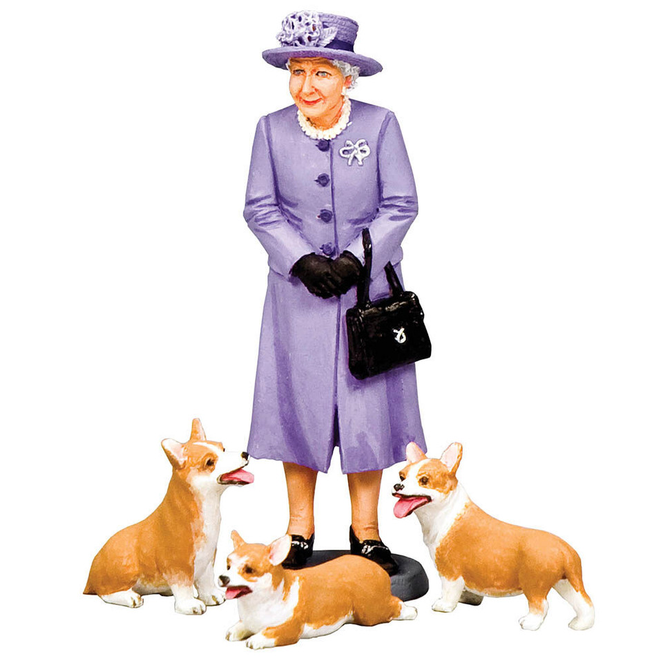 The Queen & Her Corgis 1/30 Figure Set Main Image