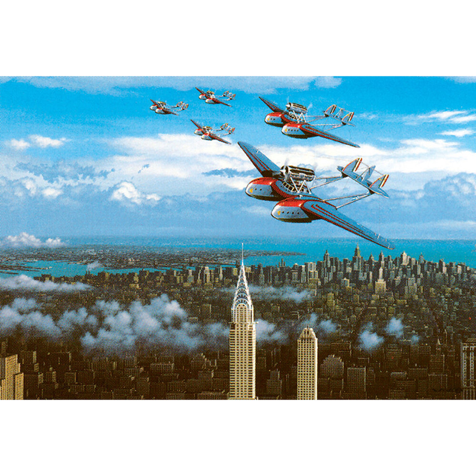 Balbo's Amazing Flight - Stan Stokes Art Print Main Image