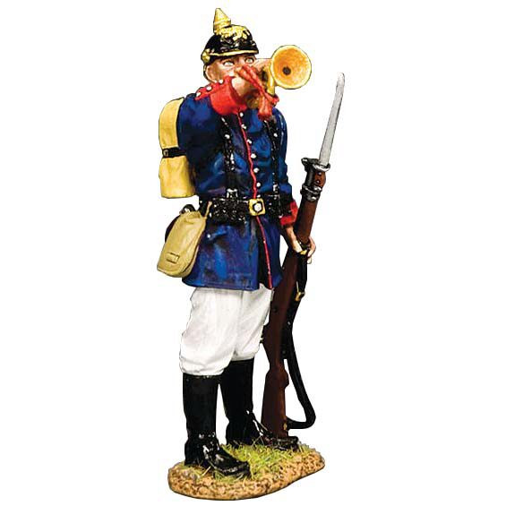 Prussian Line Infantry Rifleman / Bugler 1/30 Figure Main Image