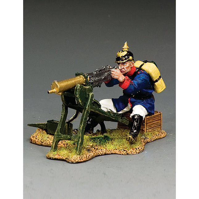 Prussian Line Infantry Maxim Machine Gunner 1/30 Figure Main Image