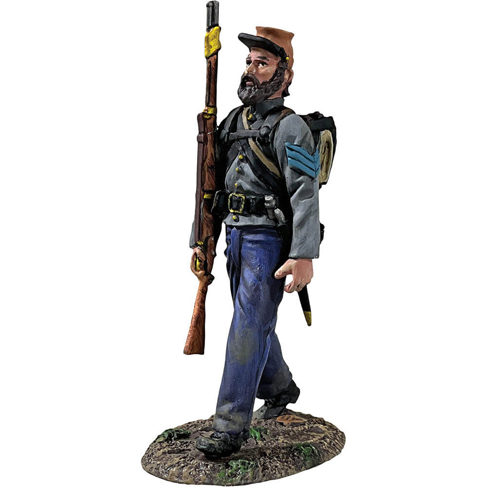 Confederate Infantry Sergeant Marching 1:30 Figure William Britain (31445) Main Image