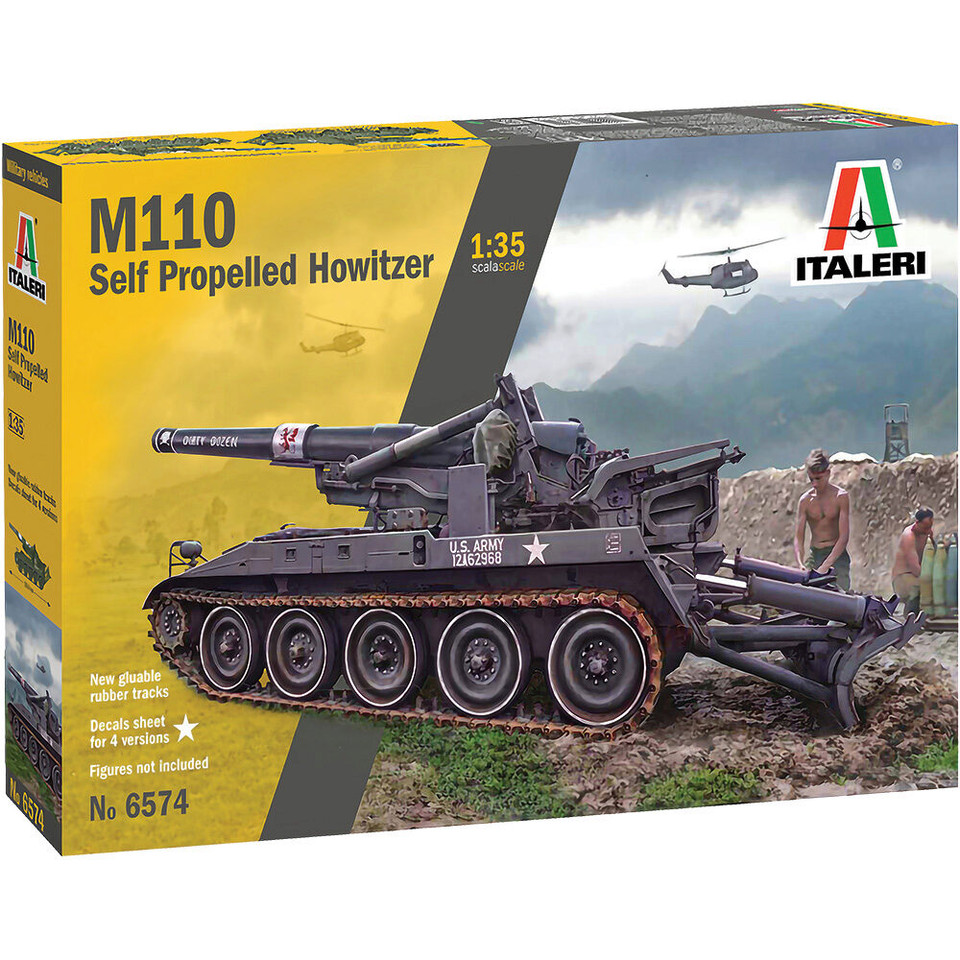 M110A1 Self-Propelled Howizter 1/35 Kit Main Image
