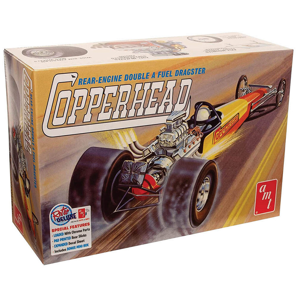 Copperhead Rear-Engine Dragster AMT1282/12 Main Image