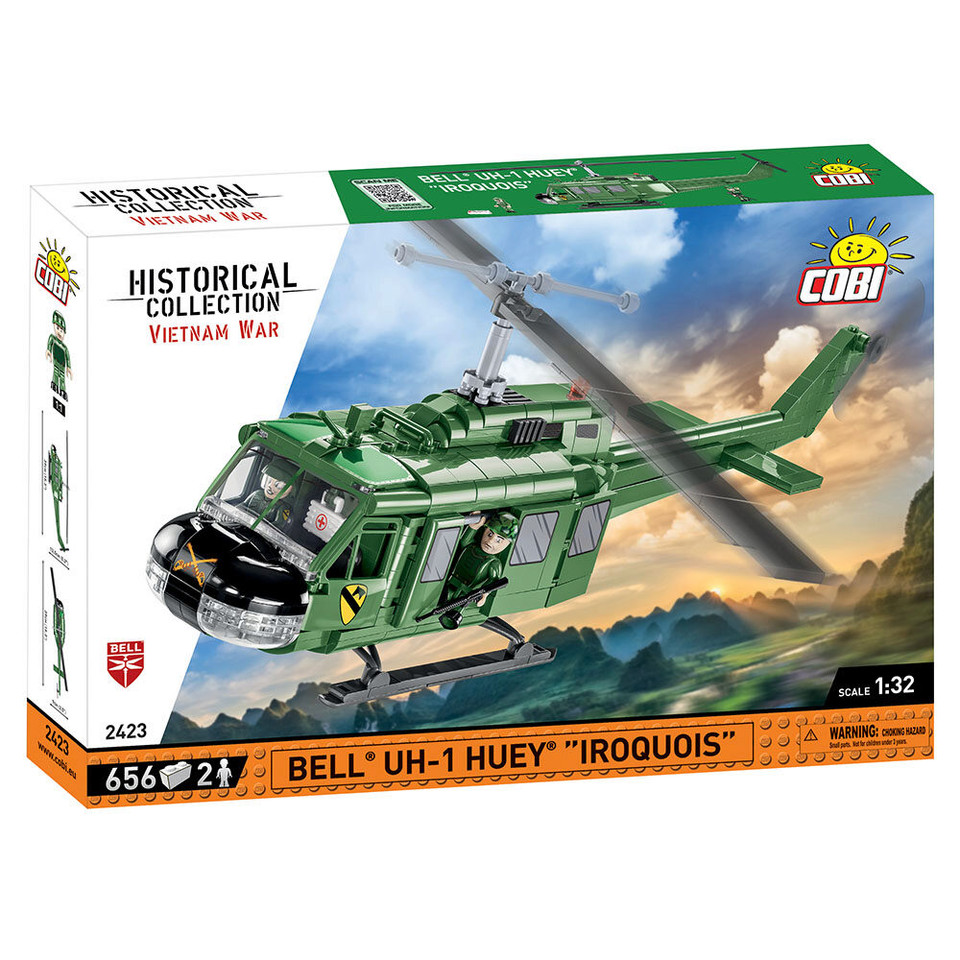 UH-1 HUEY BUILDING BLOCK MODEL - 656 PIECES Main Image