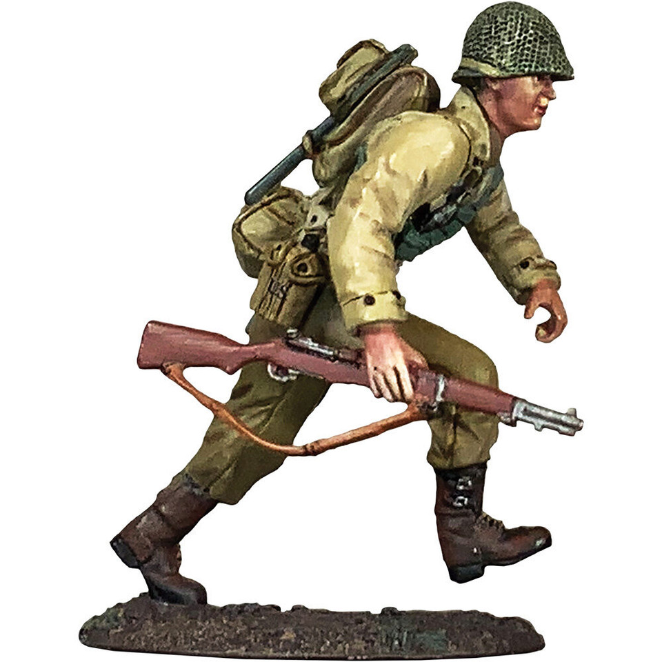 U.S. Infantryman Running, No.2, 1/30 Figure William Britain 25197 Main Image