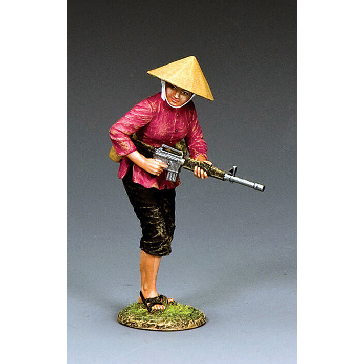 Female Viet Cong with M16 Rifle 1/30 Figure Main Image