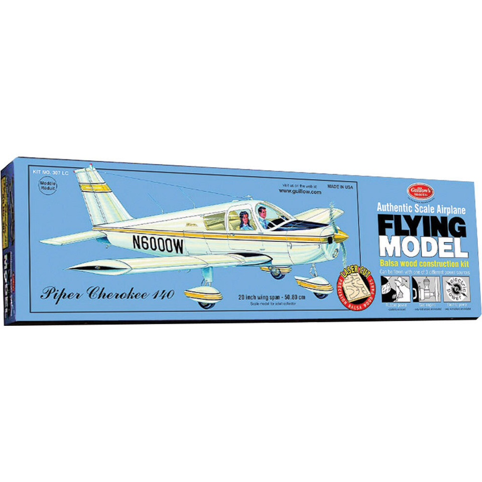 Piper Cherokee 140 1/20 Balsa Kit Main Image