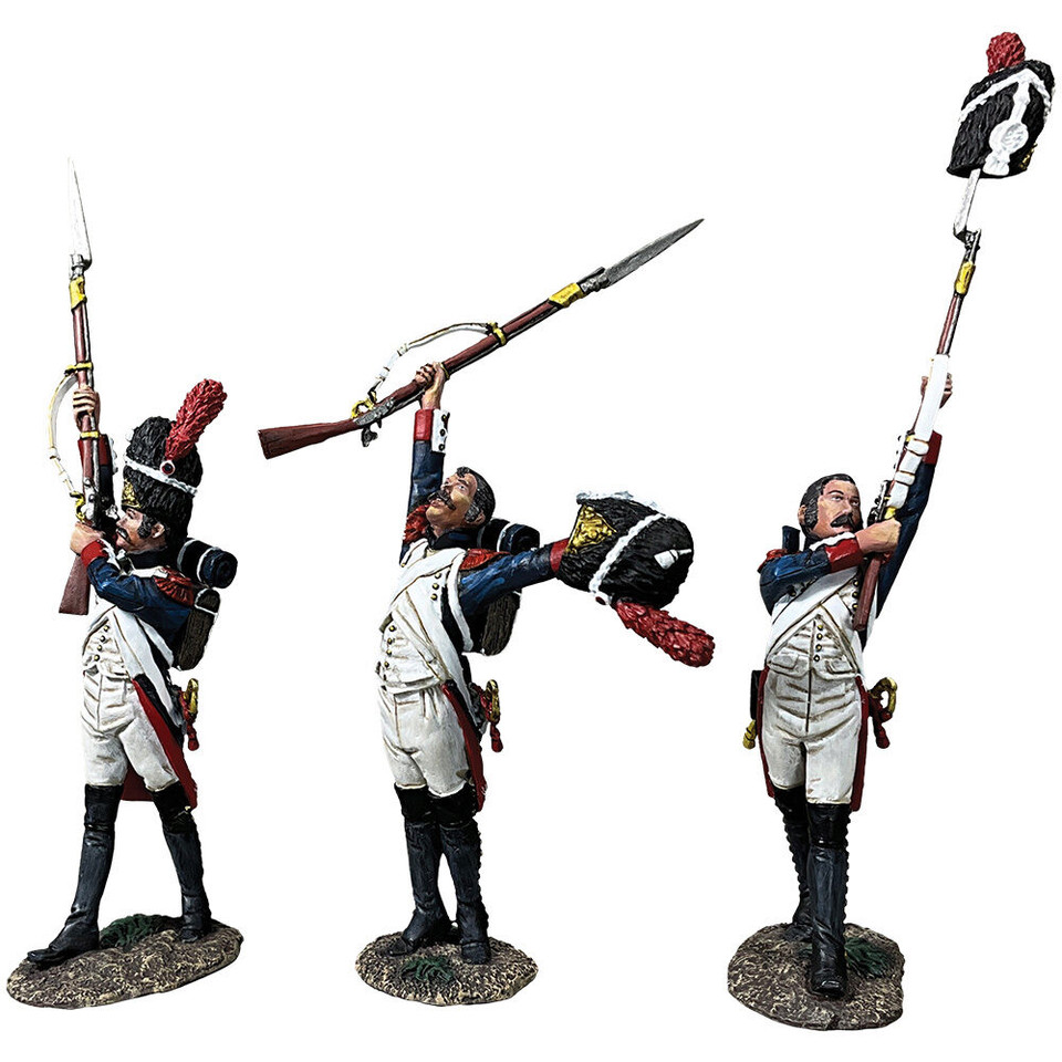 Vive L'Empereur! Cheering Imperial Guard 1/30 Figures William Britain (36214) Main Image