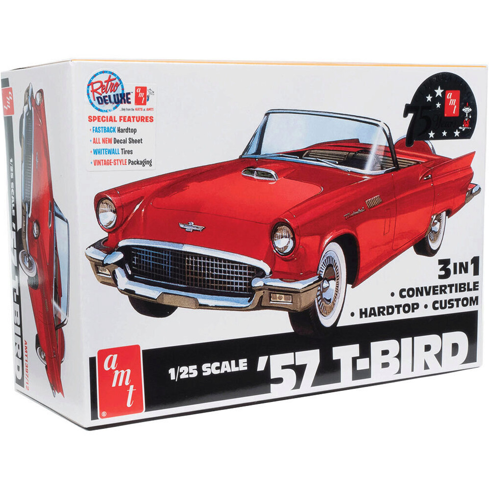 1957 Ford Thunderbird 1/25 Kit AMT1397 Main Image