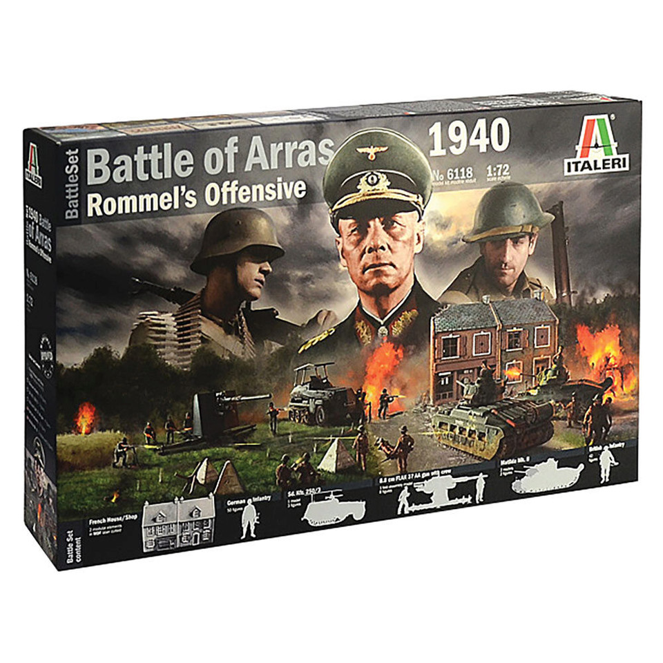 World War II Battle of Arras, 1940 1/72 Figure Set Main Image