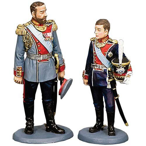 2-PC Czar Nicholas II and Tsarevich Alexei 1/30 Figure Set Main Image