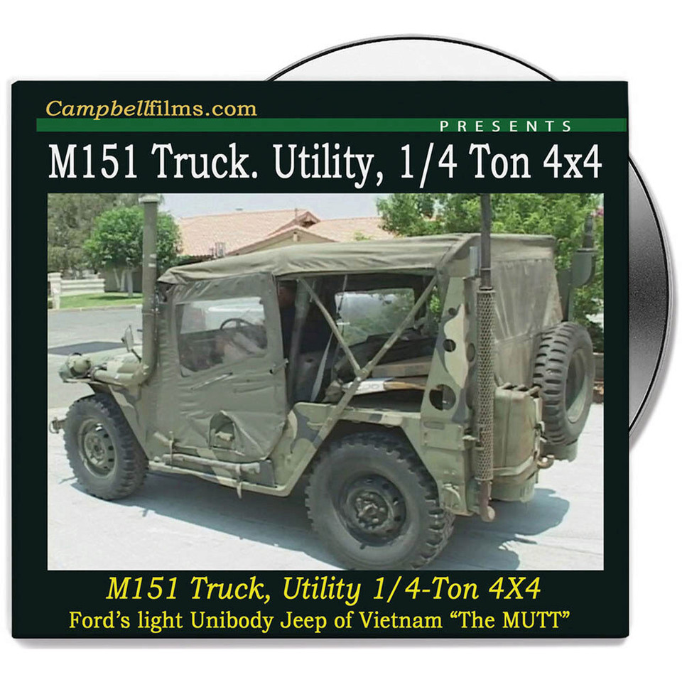 M151 & M1512A Jeeps - DVD Main Image