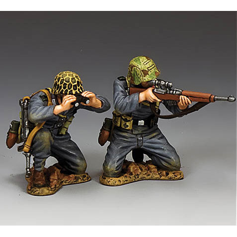2-Piece Panzer Grenadier "The Sniper Team" 1/30 Figure Set Main Image