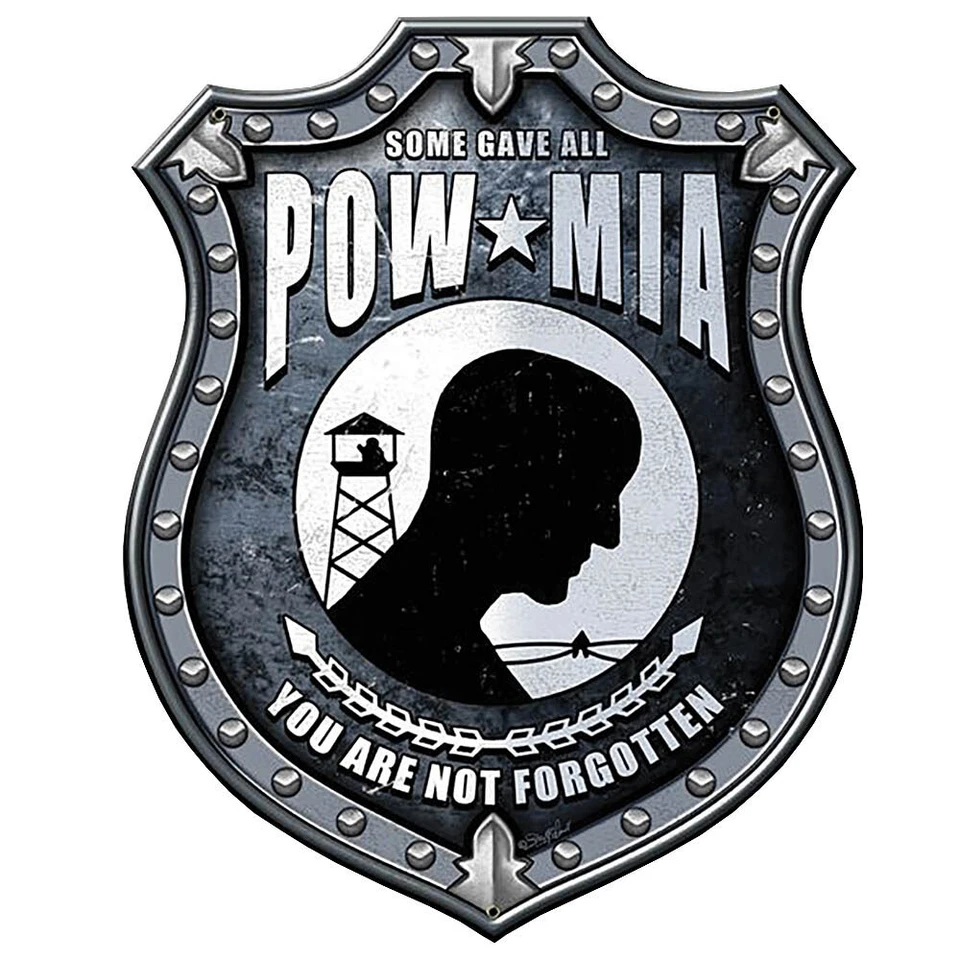 POW MIA Vintage Metal Sign SM440 Main Image