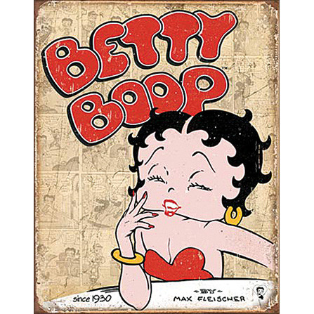 Betty Boop Retro Metal Sign 1777 Main Image