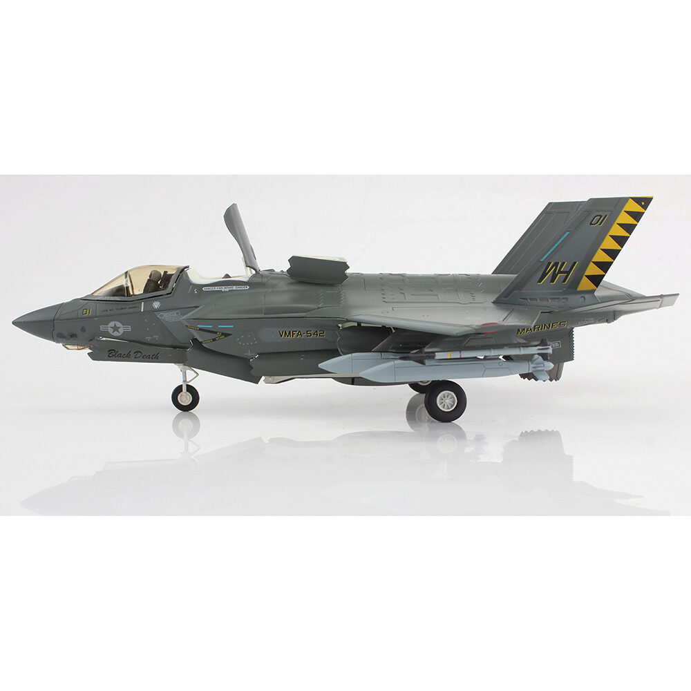 F-35B Lightning II 1/72 Die Cast Model - HA4622b Black Death