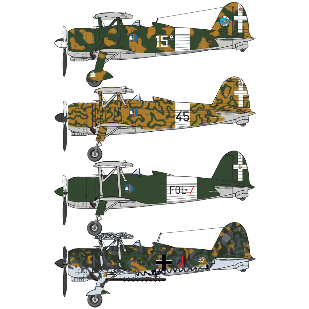 FIAT CR.42 Falco Assault/Night Fighter 1/48 Kit | Historic